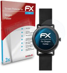 atFoliX 3x Screen Protection Film for Skagen Falster Screen Protector clear