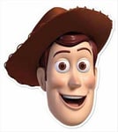 Woody from Toy Story Official Disney Single Fun CARD Party Face Mask