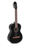 Husets Gitarr 4/4 Svart Nybörjargitarr