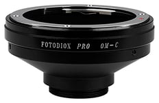 Fotodiox Pro Lens Mount Adapter, for Olympus Zuiko OM (35mm) lens to C-mount Movie Cameras and CCTV Cameras
