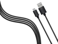Fresh Connect 1m Micro USB Charge and Sync Cable for Samsung, Nokia, HTC, Huawei Sony & more - Black
