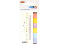 Stickn Index bokmärken av papper mix 6 färger neon Candy (242351)