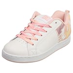 DC Shoes Femme Court Graffik Basket, Peach Parfait, 36 EU