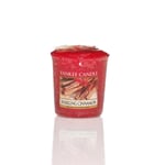 Yankee Candle Sparkling Cinnamon Sampler Scented Votive Candle, Red, 4.6 x 4.5 x 5.3 cm