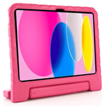 iPad 10.9 10th Gen (2022) Stöttåligt skal/fodral - Perfekt för barn, rosa