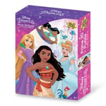Grandi Giochi- Principesse Disney Princesses Puzzle lenticulaire Vertical avec 200 pièces incluses et Emballage avec Effet 3D-PUN01000, PUN01000