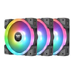 Thermaltake SWAFAN EX12 RGB Fan 3 Pack - Black