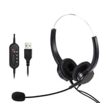 Gaming Headset,Headsets with Microphone,USB PC Headset,Noise Cancelling&Audio Controls, Clear Voice,Super Light, Ultra Comfort,PC Headphone for Gaming Skype Call Center Office Computer