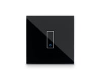 Iotty Smart Switch One Button Faceplate - Bygg Din Egen Smarta Strömbrytare - Svart