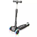 Zinc Black Folding T-Motion Tri Scooter RRP 64.00 lot GDDB