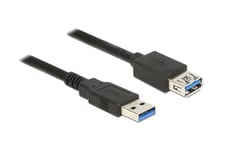 Delock - USB-förlängningskabel - USB typ A till USB typ A - 1 m