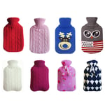 Knit Protective Cover For 2 Liter Pvc Hot Water Bottle Bags Anti E