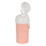 Flaske med låg og sugerør Safta Patito Pink PVC 500 ml