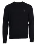 Fred Perry FRED PERRY Crew Neck Jumper Dark Carbon (M)