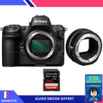 Nikon Z8 + FTZ II + 1 SanDisk 256GB Extreme PRO UHS-II SDXC 300 MB/s + Ebook ""Devenez Un Super Photographe"" - Appareil Photo Nikon