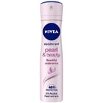 NIVEA Deodorant, Pearl & Beauty, Women, 150ml (Pack of 1)