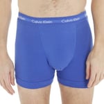 Calvin Klein Kalsonger 3P Cotton Stretch Trunks Marin/Blå bomull X-Large Herr