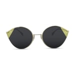 Fendi Gold & Grey Sunglasses Women Designer Sunglasses FF0341 2F7IR *Ex Display*