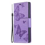 The Grafu Case for Sony Xperia 10, Durable Leather and Shockproof TPU Protective Cover with Credit Card Slot and Kickstand for Sony Xperia 10, Purple