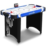 SereneLife 48" Air Hockey Game Table, w/Built-in Score Tracker & Puck Dispenser, Digital LED Scoreboard & Accessories