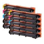 10 Toner Cartridges to replace Brother TN241Bk, TN245C, TN245M, TN245Y non-OEM