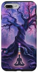 Chakra Méditation Arbre Nature Univers Éléments Coque pour iPhone 7 Plus/8 Plus