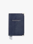 Aspinal of London Lizard Leather Passport Cover