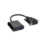 [JAMAIS UTILISE] Garpex Adaptateur DVI vers VGA - Connecteur DVI-D vers VGA - Dual Link - 1080p Full HD - pour écran d'ordinateur/TV