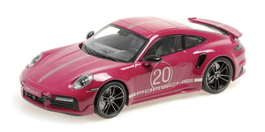 1:18 MINICHAMPS Porsche 911 (992) Turbo S Coupe Sport Design Red 2021 155069172