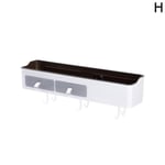 1*kitchen Wall Shelves Bathroom Corner Shelf Mounted Rack H Black