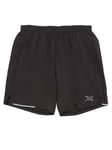 2XU Men's Aero 7 Inch Shorts, Black/Silver Reflective, Medium