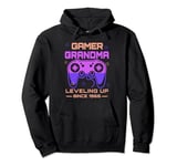 Gamer Grandma Granny leveling up since 1965 Video games Pullover Hoodie