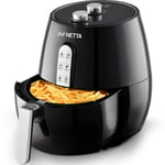 NETTA 4.5L 1500W Stainless Steel Non-Stick Air Fryer Healthy Low Fat Cooking