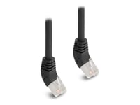Delock - Patch-Kabel - Rj-45 (Hane) Vinklad Till Rj-45 (Hane) Vinklad - 3 M - 6 Mm - S/Ftp - Cat 6A - Startad, Halogenfri - Svart