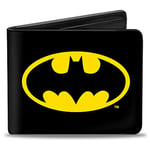 Batman Bi Pliable Bi Bi Pliable pour Homme Noir/Jaune Multicolore 4,0 x 3,5 US, Multicolore, 10 cm x 9 cm, bi Pliable