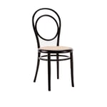 Gebruder Thonet Vienna - N. 14 Anniversary Chair, Dark Green D23, Lacquered Beech, Woven Cane Seat - Grå - Matstolar - Trä