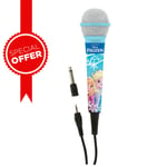 Lexibook MIC100FZ Disney Frozen Dynamic Microphone|2.5 m Cable|3.5 mm Plug|NEW