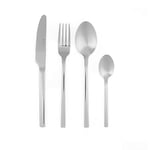 Russell Hobbs BW02842 16 Piece Cutlery Set - 18/0 Stainless Steel Tableware For 4 Place Settings, Deluxe Vermont, Dishwasher Safe, Includes Forks, Knives, Teaspoons and Table Spoons,15 Year Guarantee