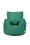 Cotton Twill British Racing Green Bean Bag Arm Chair Toddler Size