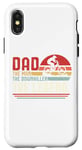 Coque pour iPhone X/XS Downhill Dad The Legend Mountain Bike Funny Biking Biker