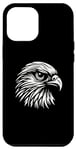 iPhone 12 Pro Max Falcon Bird Face Graphic Art Design Case