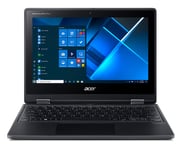 Acer TravelMate Spin B3 TMB311R-31-C6G1 Hybride (2-en-1) 29,5 cm (11.6 ) Écran tactile HD Intel® Celeron® N N4020 4 Go DDR4-SDRAM 64 Go eMMC Wi-Fi 5 (802.11ac) Windows 10 Pro Noir - Neuf