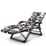 YO-TOKU Lounge Chair Outdoor with Pad，Kids Heavy Duty Adjustable Folding Chair For Patio Pool Garden, Camo, Load 200kg Chairs Living Room Furniture