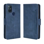 HDOMI OnePlus Nord N10 5G Case,High Grade Leather Wallet whith [Card Slots] Flip Cover for OnePlus Nord N10 5G (Blue)