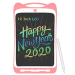 LCD Writing Drawing Tablet, School Supplies 12 inch Student Teaching Board with Lock Switch Big Screen Writing Pad Suits for All Age Uses, for Note, Memo, To Do List, Writing Tablet for Kids to Doodle