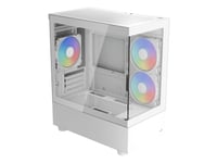Aerocool Viewport Mini Tårn Micro Atx Ingen Strømforsyning Hvid