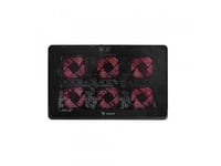 Savio Laptop Cooling Pad 6 Backlit Fans 2000 Rpm Cos-01, 43,9 Cm (17.3"), 5 Kg, 6 Styck, 7 Cm, 7 Cm, 7 Cm