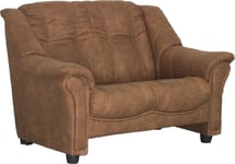 Skånska Möbelhuset Rom 2-sits soffa i brunt microfiber tyg