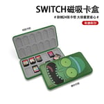 Étui pour Cartes de Jeux Nintendo Switch Petit Zombie FONGWAN Peut contenir 24 Cartes de Jeu et 24 Cartes TF - Vert