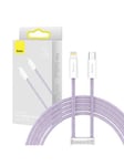Baseus USB-C cable for Lightning Dynamic Series 20W 2m (purple)